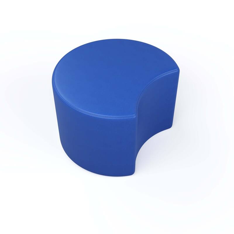 Versa Crescent Shaped Soft Seatings for Classroom - 18" Height - Baltic