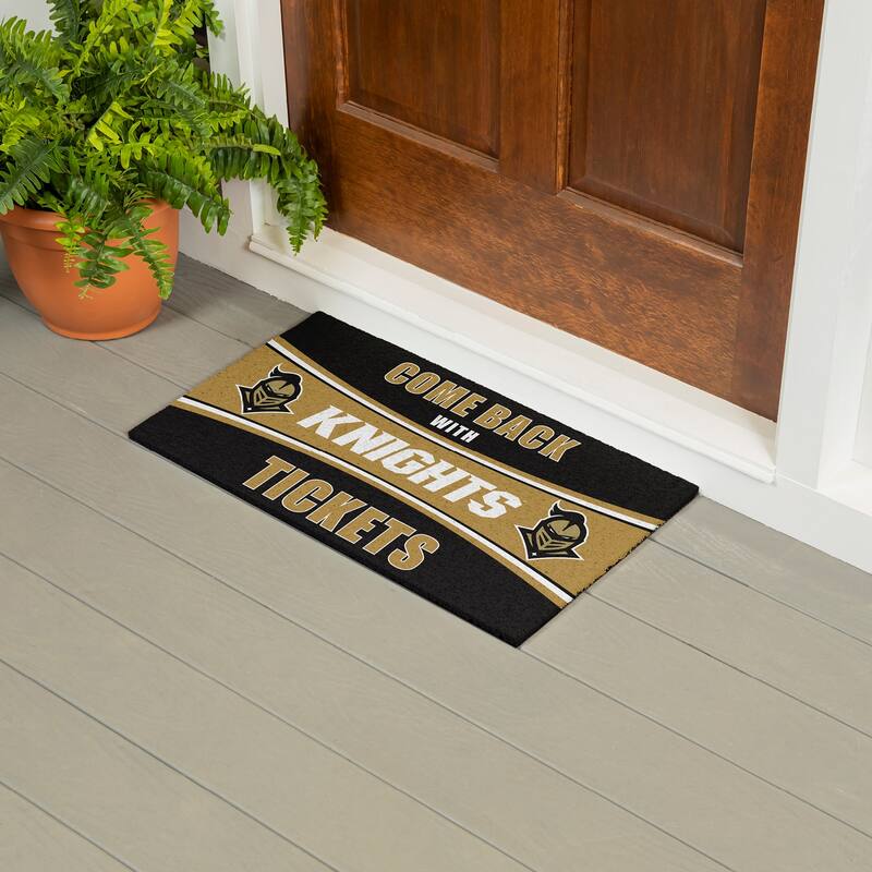 Georgia Southern University 28 in. x 16 in. PVC "Come Back With Tickets" Trapper Door Mat