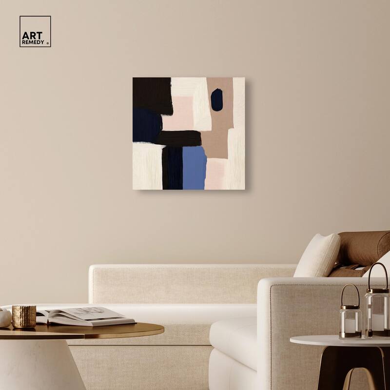 Blue Quietude II Canvas by Art Remedy, Gallery Wrapped