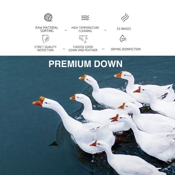 550 goose down temperature