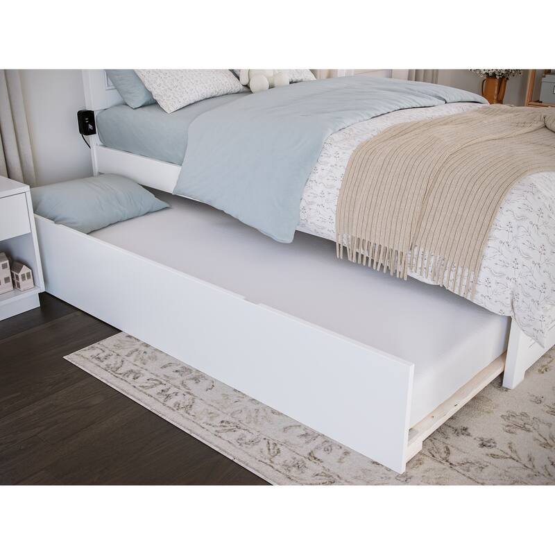 AFI, Canyon Platform Bed with Matching Footboard & Trundle