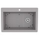 preview thumbnail 54 of 82, Karran Drop-In Quartz 33 in. 1-Hole Single Bowl Kitchen Sink Kit