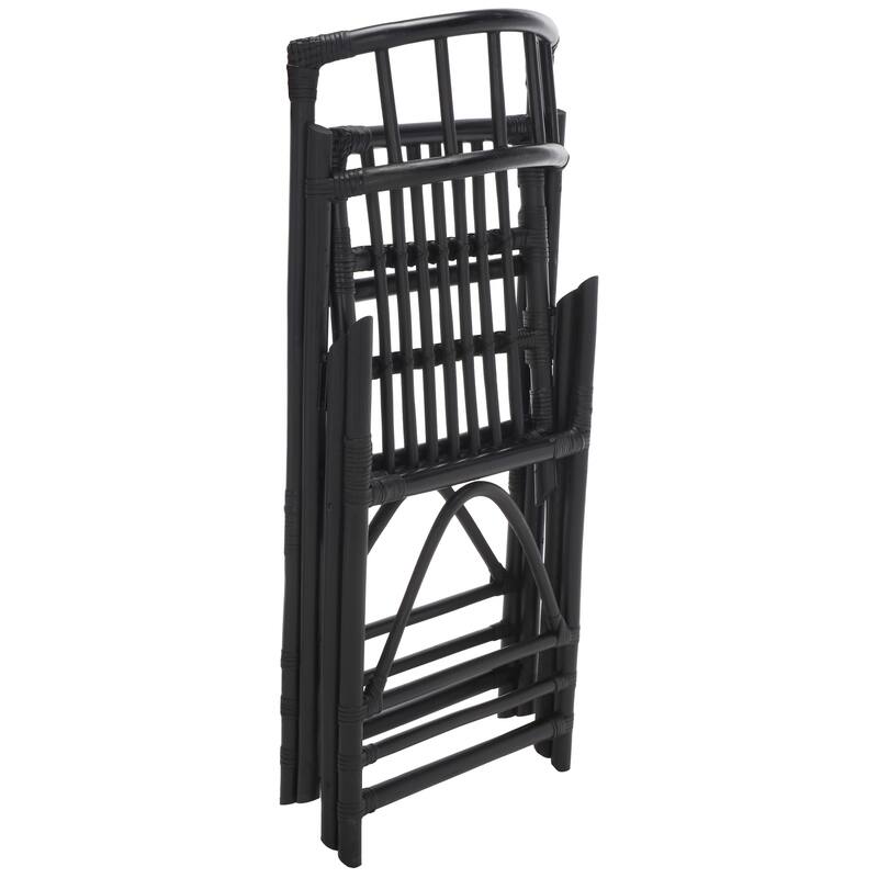 SAFAVIEH Home Maja Rattan Folding Accent Chair - 19Wx28Dx35H