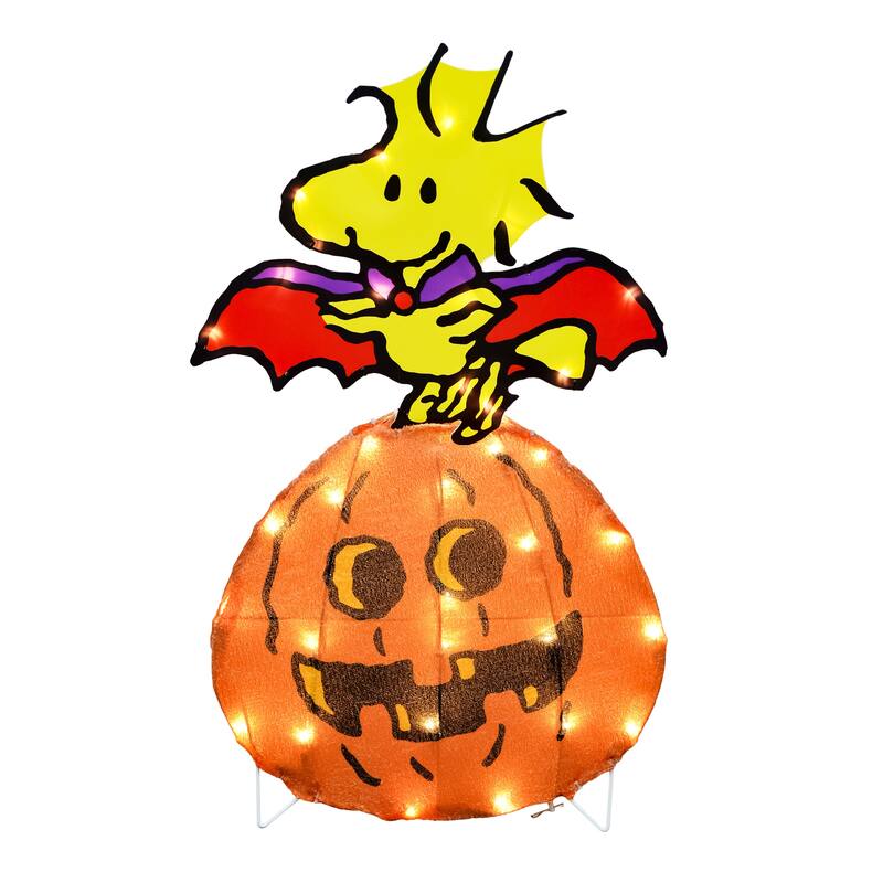 24" Peanuts Halloween 2D Yard Art Woodstock