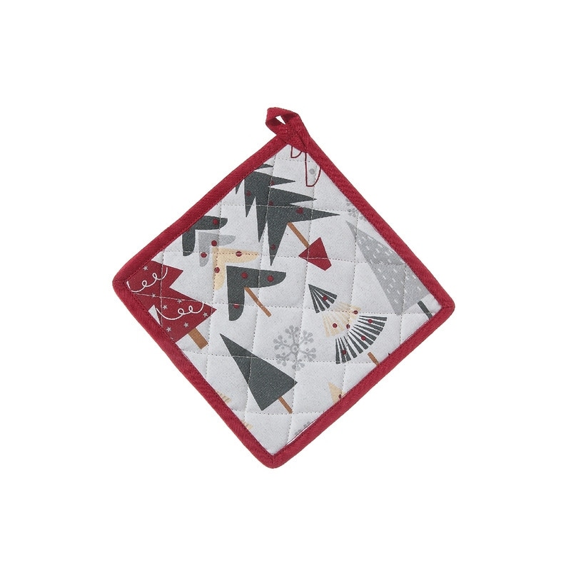 Cotton Pot Holder (Tree) - Set of 4