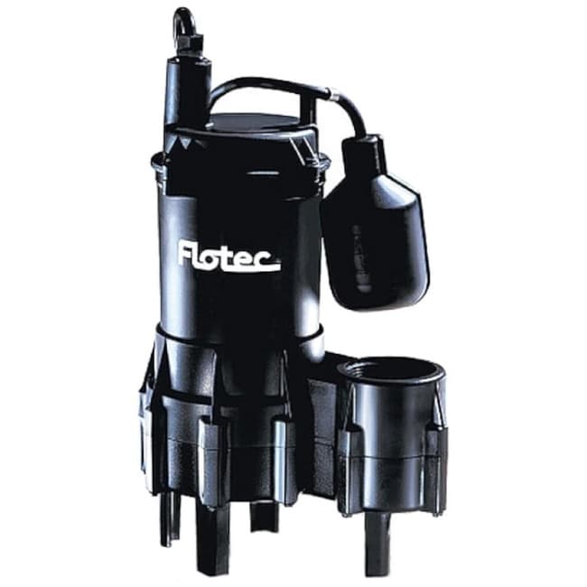 FloTec FPSE3200A-08 FPSE3200A - 4/10 HP Thermoplastic Sewage Pump with