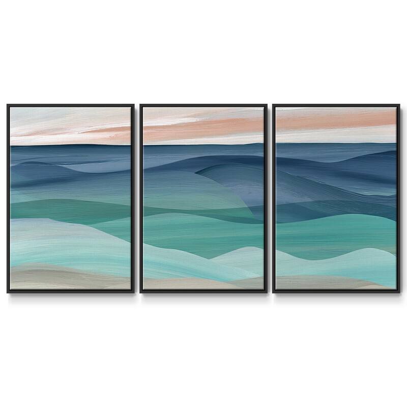 Shifting Seas - Multi Piece Framed Canvas