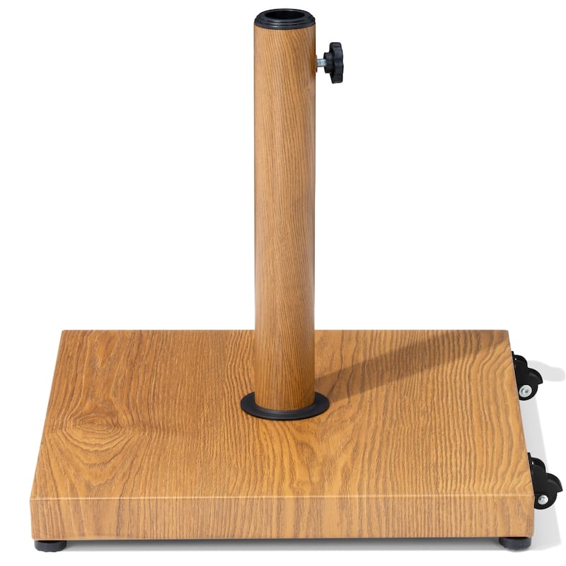 Patio Outdoor Market Umbrella Holder Base 40/55 Pound Square Stand for Pole Umbrella