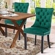 preview thumbnail 47 of 99, High-end Tufted Velvet Upholstered Nailhead Dining Chair Set of 6 Set of 2 - Green