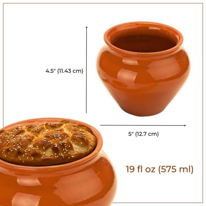 STP Goods Natural Clay Stoneware Ramekins w/ Oven Fork Set of 3