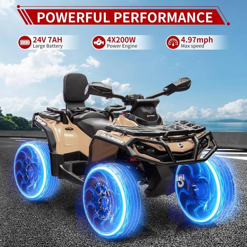 24V Electric Toy Ride On Car for Kids Best Gift, Blue