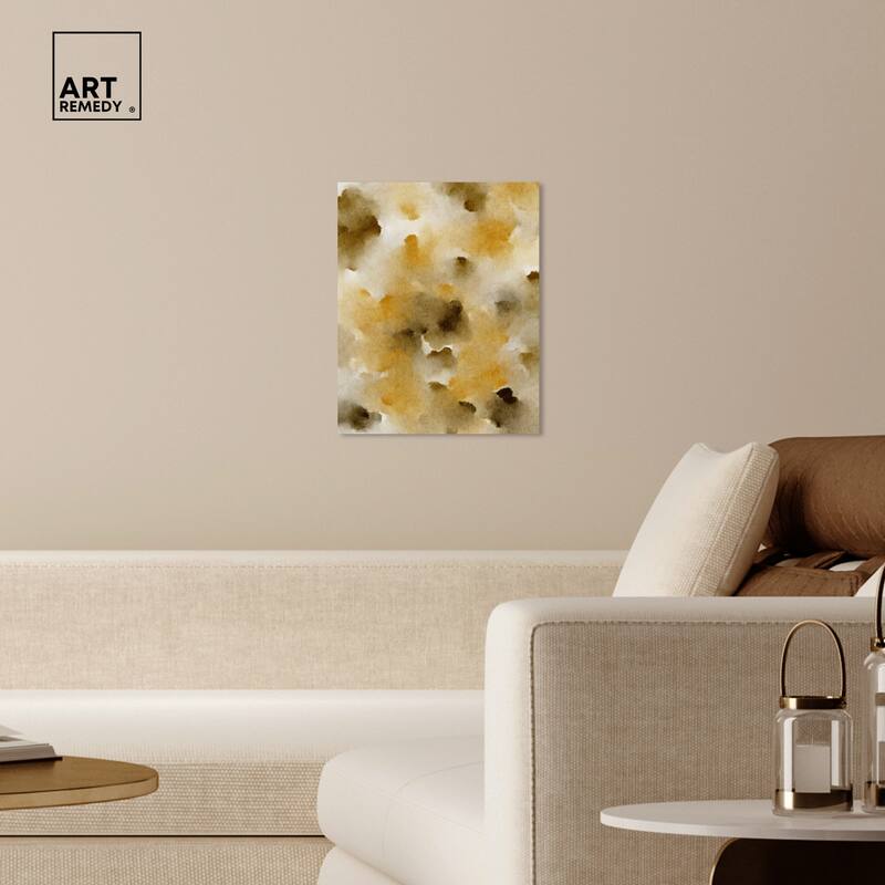 Art Remedy Granola Chocolate Chips Gallery Wrapped Watercolor Boho Abstracts