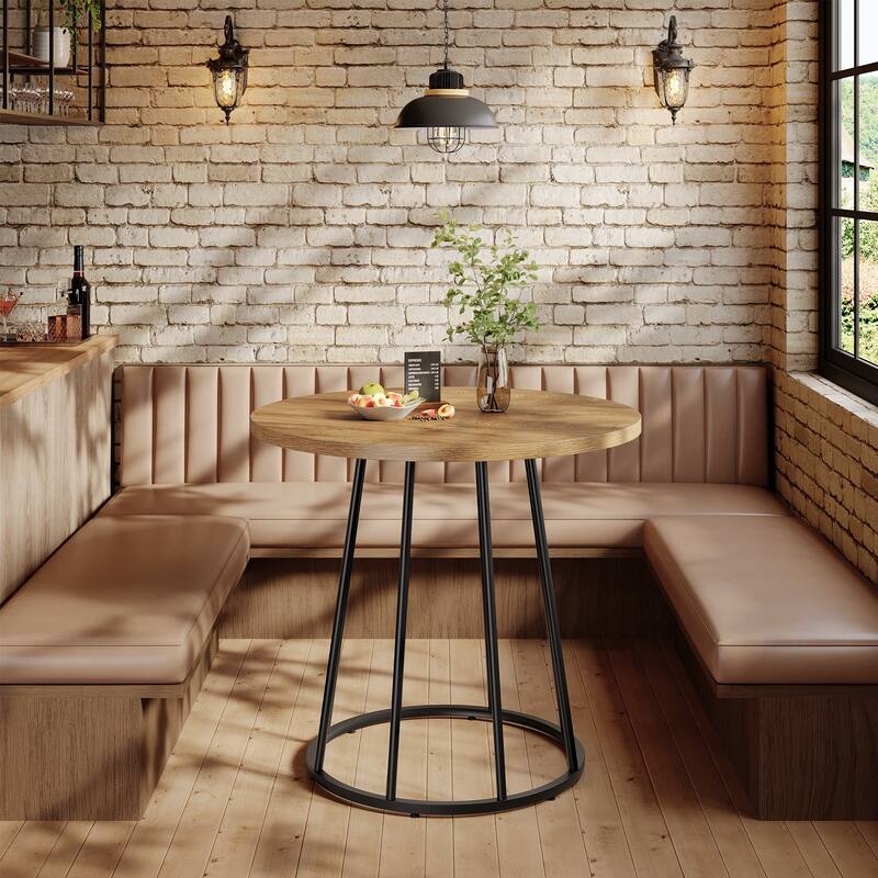 31.5-Inch Round Dining Table For Small Space