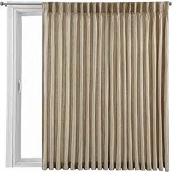 Royal Velvet Supreme Pinch Pleat Back Tab Panel-1-62.5X84”-LINEN-$160 Value 