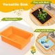 preview thumbnail 7 of 8, Costway Mud Kitchen for Kids with Planting Pots Stovetops Removable - See Details