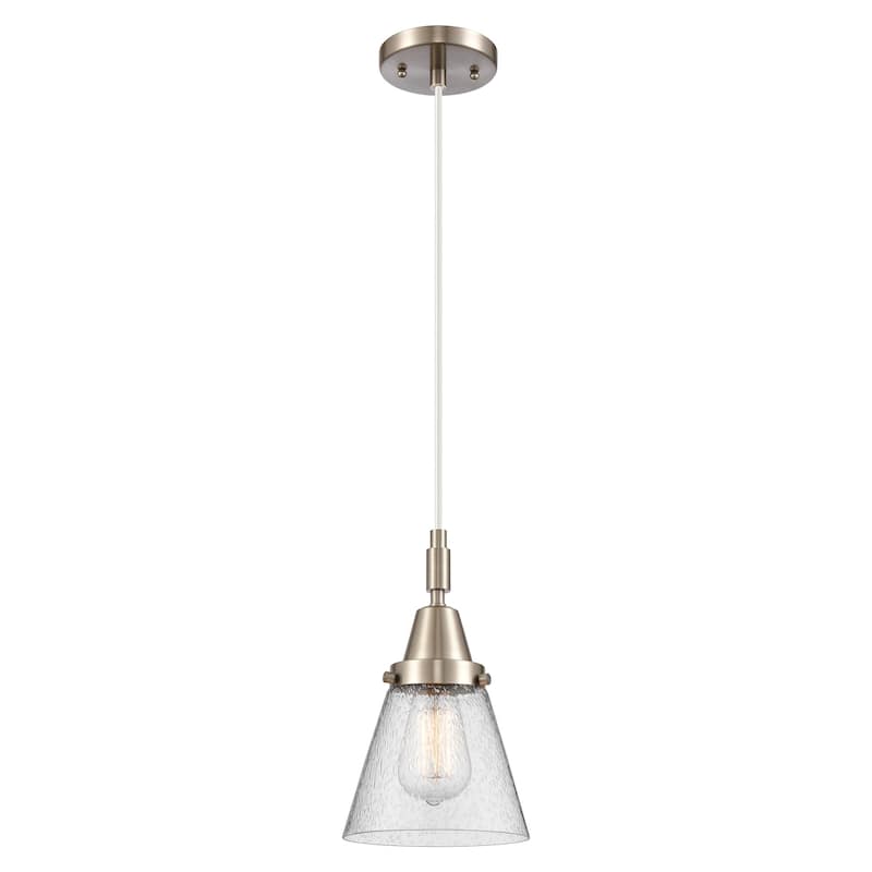 Innovations Lighting 447-1P-G64 Cone 6" Wide Mini Pendant with Clear,