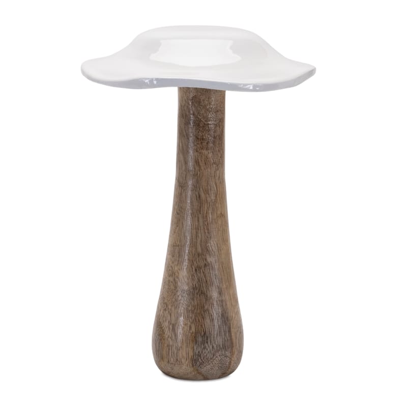 Wood Mushroom Decor (Set of 4)