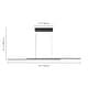 preview thumbnail 11 of 21, 59" Modern Black/Gold Linear Integrated LED Pendant Kitchen Island Light Bar