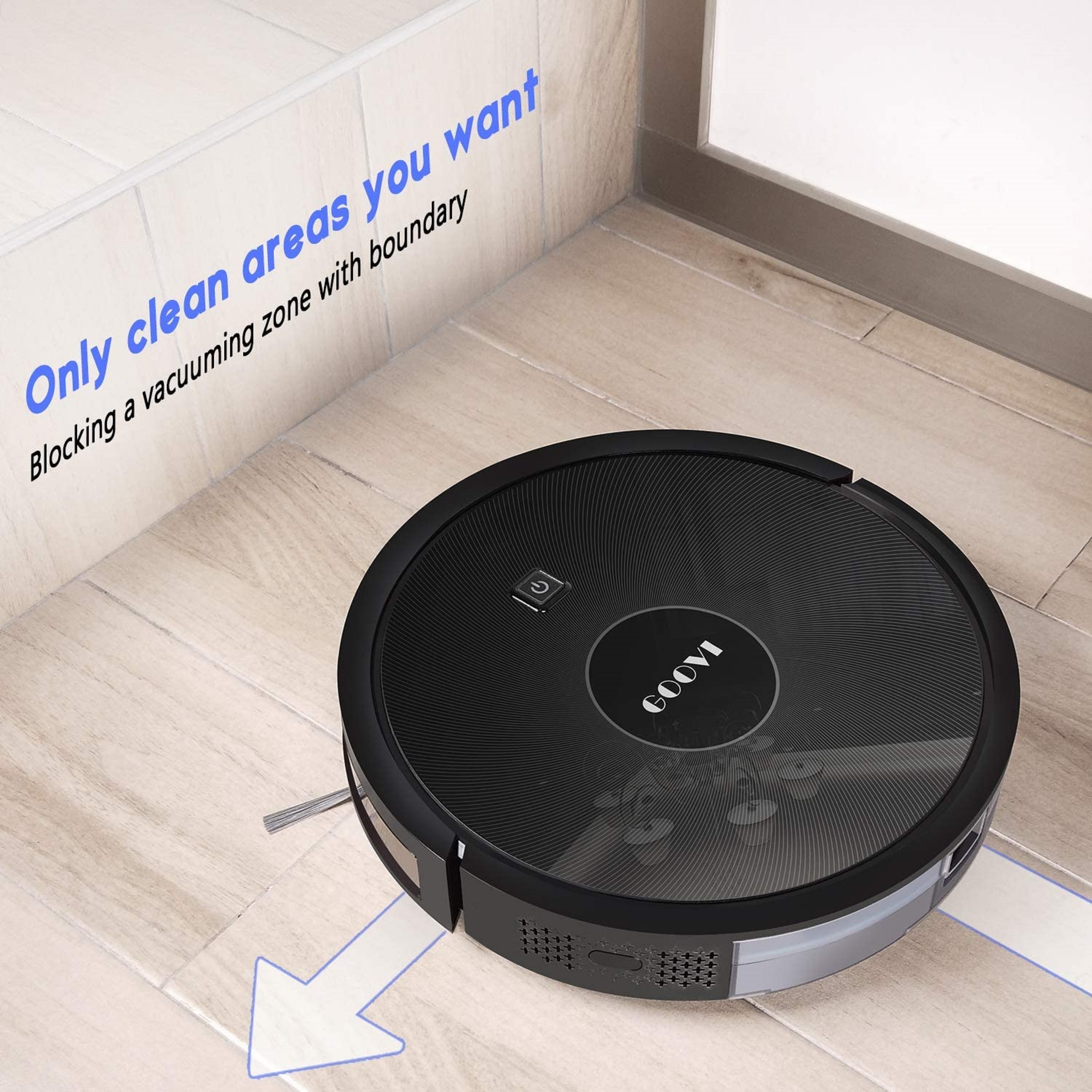 goovi 1600pa robotic vacuum cleaner