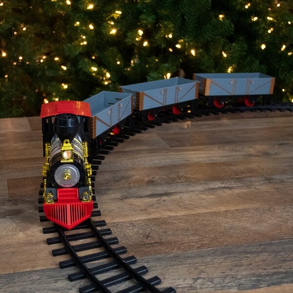Christmas train track discount