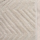 preview thumbnail 3 of 4, Custom Size Runner Harlow Relajo Modern Solid Striped Soft Stair Rug