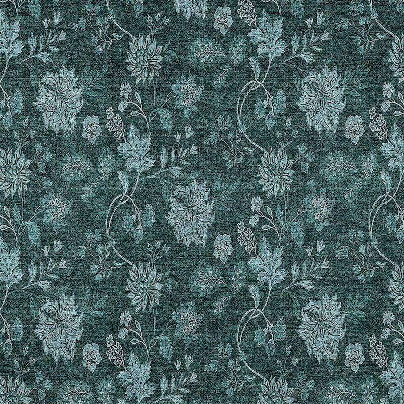 HomeRoots Floral Transitional Rectangle Outdoor Rug