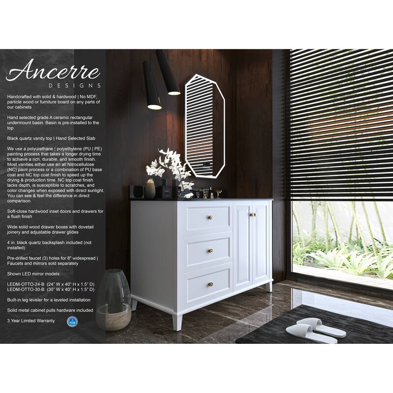 Ancerre Designs Hannah Bathroom Vanity Set