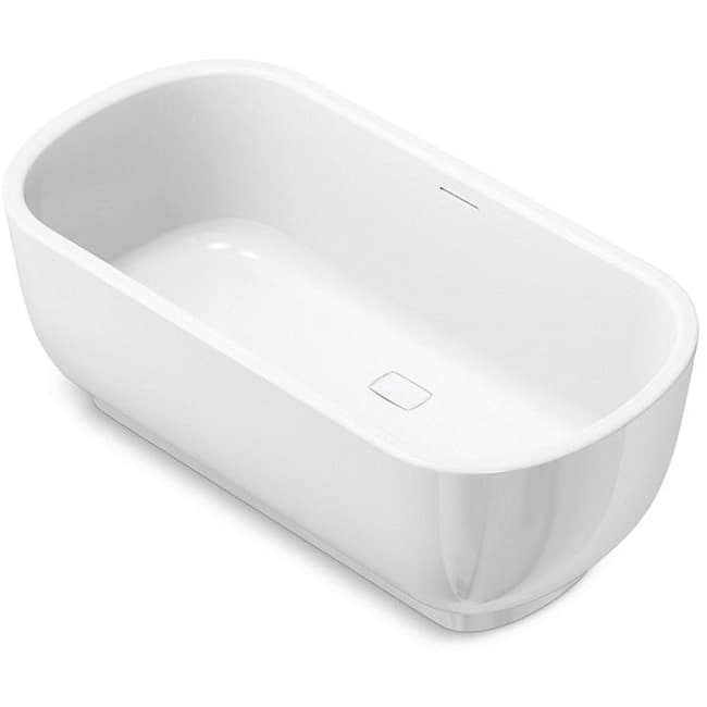 Kallista Laura Kirar 66" Cast Stone Freestanding Soaking Bath Tub with