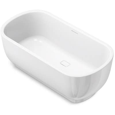 Kallista Laura Kirar 66" Cast Stone Freestanding Soaking Bath Tub with