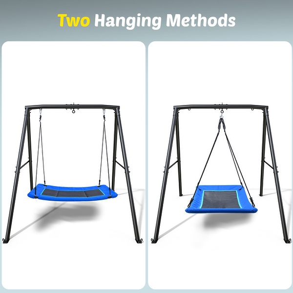 ｋ*カ様 【超希少】 USA製Swingster Los Angeles Trekassy 440lbs Heavy Duty Metal Swing Set for Backyard with