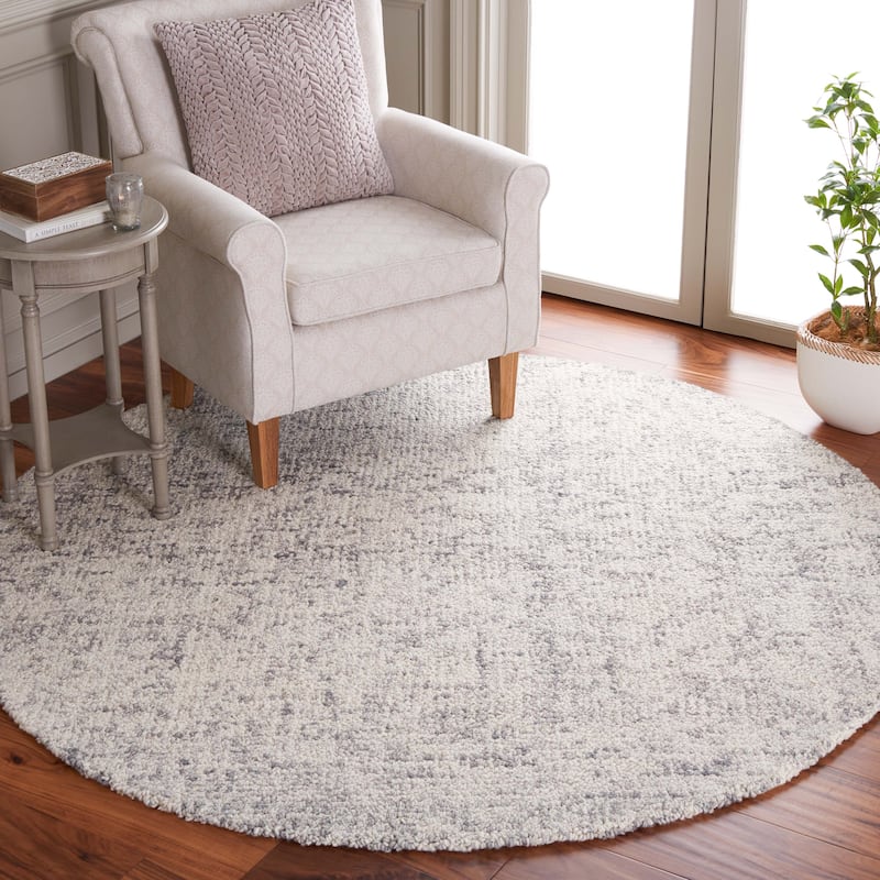 SAFAVIEH Handmade Abstract Euphrasie Modern Wool Rug