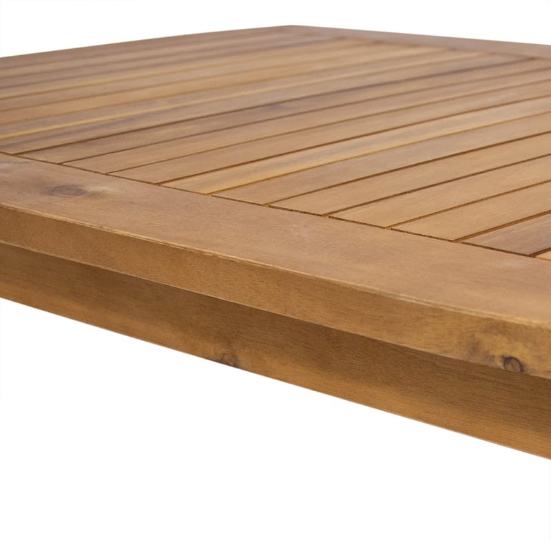 Outdoor Wood Frame Conversation Sofa Set of 2