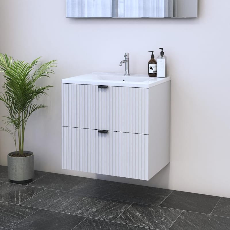 Nicole 2S 60 Floating Bathroom Vanity (24" Width)