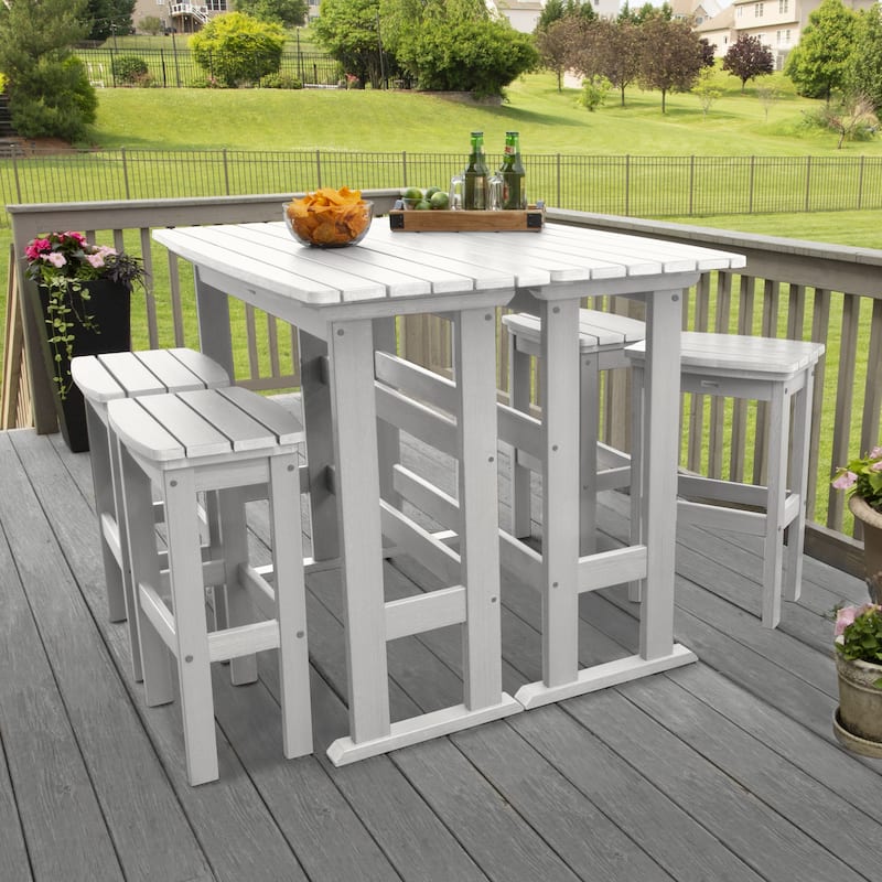 Lehigh 6-Piece Outdoor Balcony Set - Bar-height