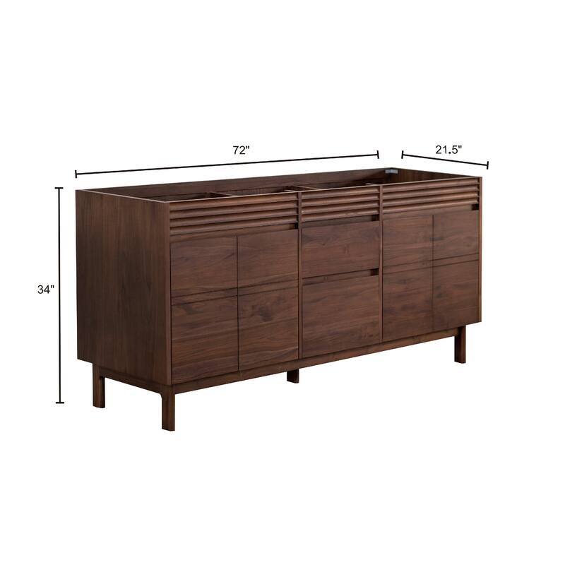 Avanity Carina Bathroom Vanity Only in Coffee Teak