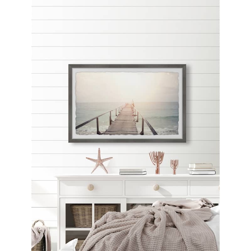 'Into the Light' Framed Painting Print
