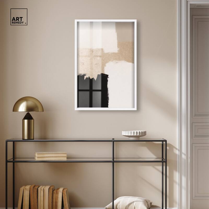 Earth and Ink I Shadowbox by Art Remedy