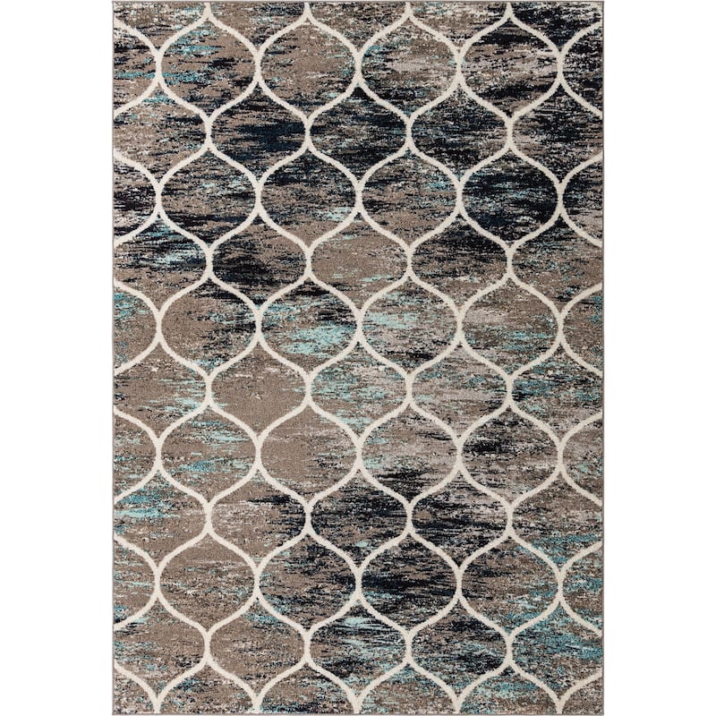 Contemporary Rosilan Collection Area Rug