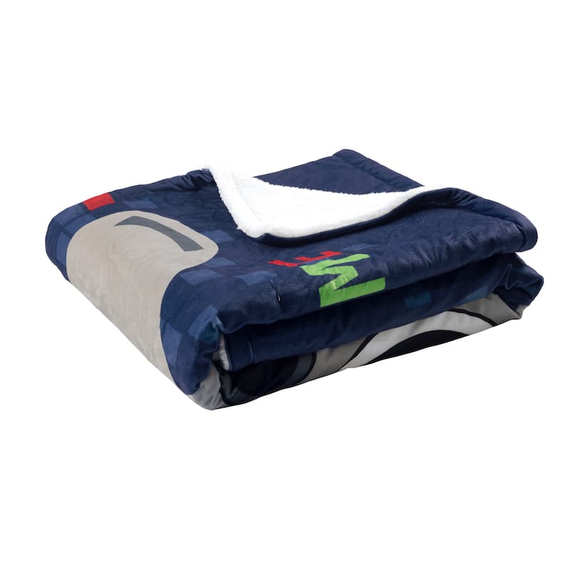 Lush Decor Video Games Sherpa Throw Single