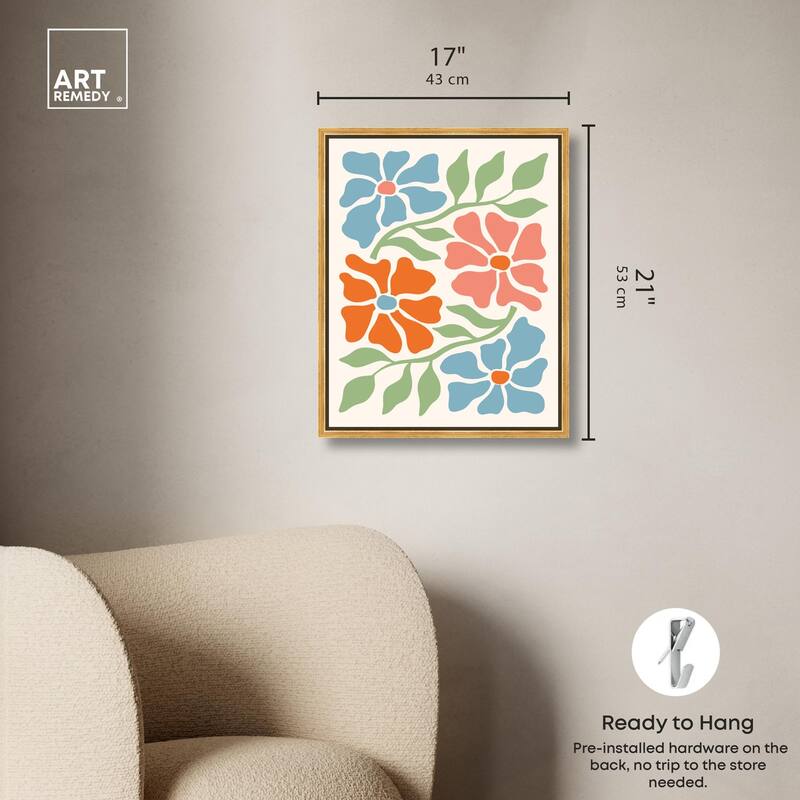 The Flowers Vines all Season Canvas by Art Remedy