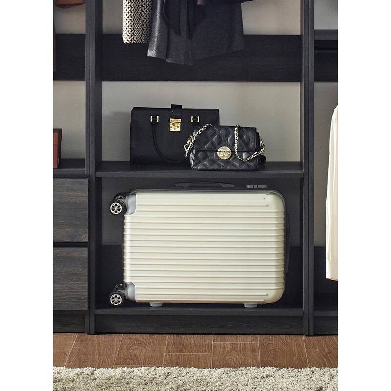 Prosper Gray Freestanding Walk in Wood Closet System