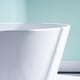 preview thumbnail 6 of 28, Freestanding Acrylic Soaking Bathtub With Chrome Drain And Overflow Holes