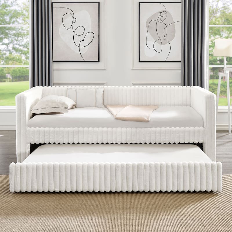 Luxury Sleeper Sofa Bed with Soft Cushion - Ultimate Comfort for Your Home - Beige
