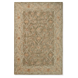 Alexander Home Transitional Mosaic Hand-hooked 100% Wool Rug