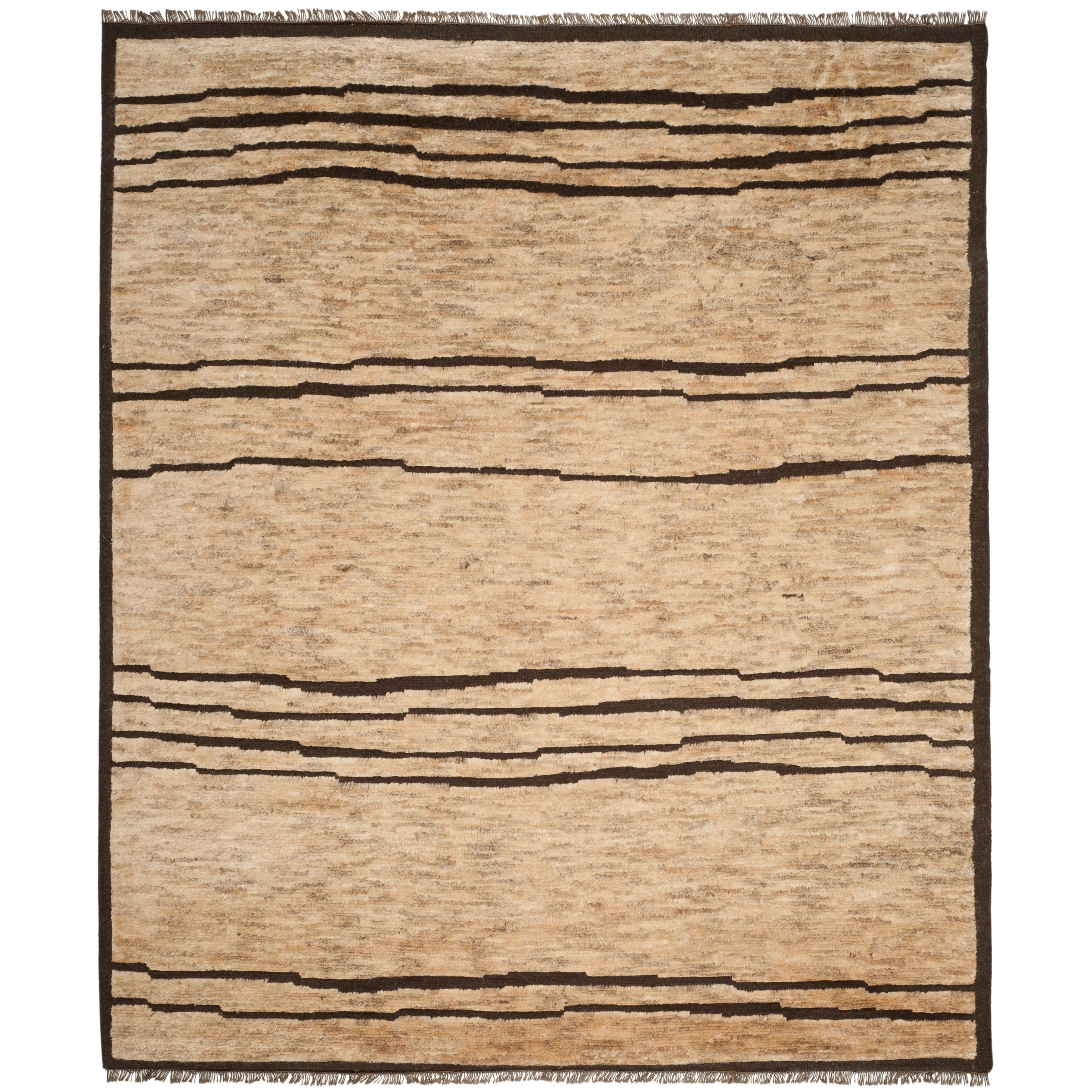 Brown Safavieh Tangier Collection TGR644A Handmade Moroccan Boho Tribal Wool & Jute Area Rug 8' x 10' Multi Brown Safavieh Tangier Collection TGR644A Handmade Moroccan Boho Tribal Wool & Jute Area Rug 8' x 10' Multi