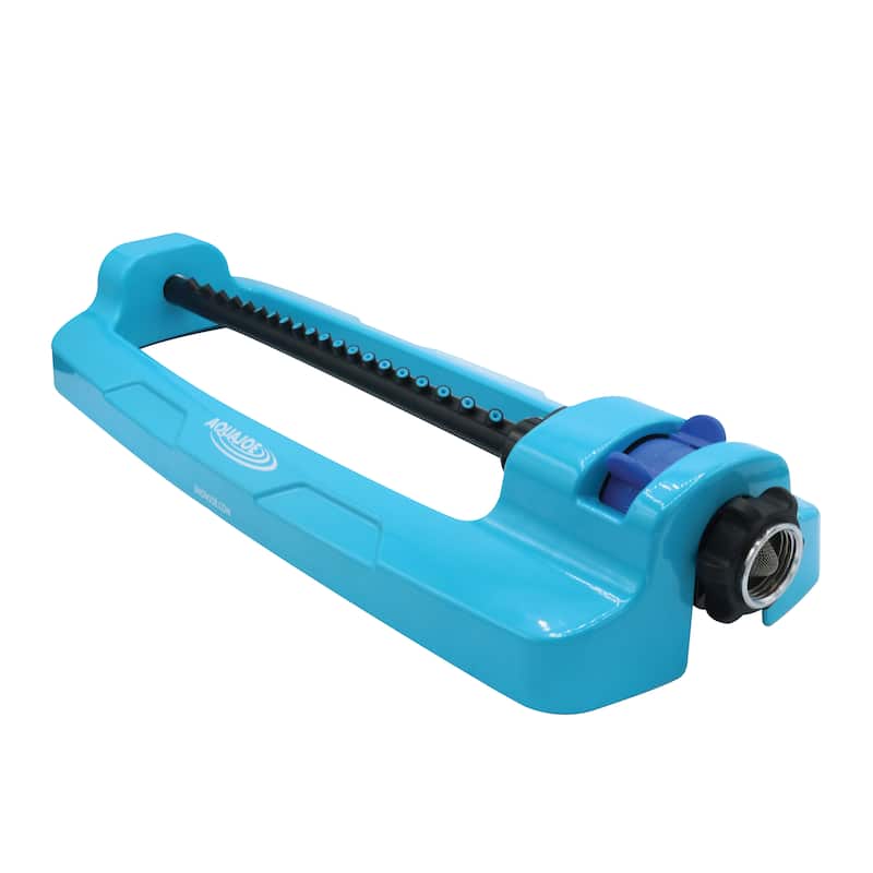 Aqua Joe Indestructible Metal Base Oscillating Sprinkler - 4,400 Sq Ft - 4,400 Sq Ft
