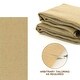 preview thumbnail 1 of 2, Agfabric 5.3 ft. x 15 ft. 8.3 oz. Natural Burlap Fabric for Weed Barrier, Raised Bed, Seed Cover, Tree Wrap Burlap - 5.3*15ft 5.3*15ft