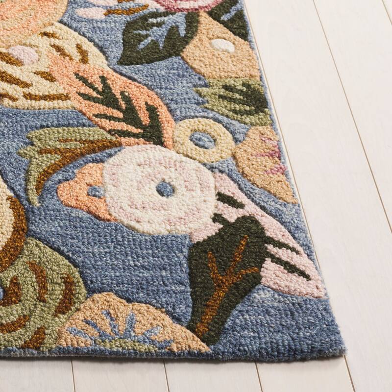 SAFAVIEH Handmade Jardin Mizue Floral Wool Rug