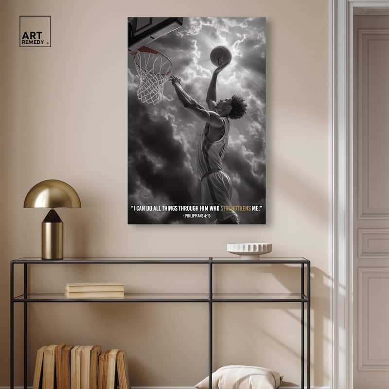 Strengthen Me Canvas by Art Remedy, Gallery Wrapped