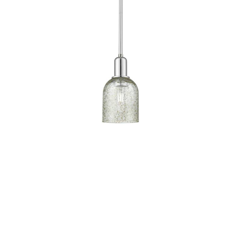 Innovations Lighting 716-1S-10-5 Caledonia Pendant Caledonia 5" Wide - Polished Chrome / Mica